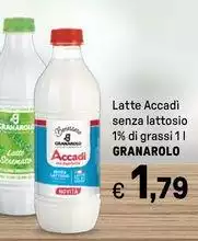 Granarolo - Latte Accadi Senza Lattosio 1% Di Grassi