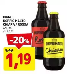 Chiara - Birre Doppio Malto / Rossa Chiara - Birre Doppio Malto / Rossa