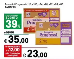 Pampers - Pannolini Progressi Pampers - Pannolini Progressi