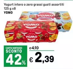 Yomo - Yogurt Intero O Zero Grassi