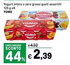 Yomo - Yogurt Intero O Zero Grassi