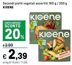 Kioene - Secondi Piatti Vegetali 