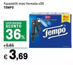 Tempo - Fazzoletti Maxi Formato