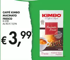 Kimbo - Caffè Macinato Fresco Kimbo - Caffè Macinato Fresco