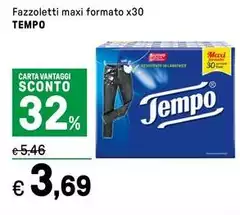 Tempo - Fazzoletti Maxi Formato