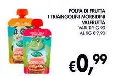 Valfrutta - Polpa Di Frutta I Triangolini Morbidini