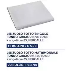 Lenzuolo Sotto Singolo Fondo Grigio Lenzuolo Sotto Singolo Fondo Grigio