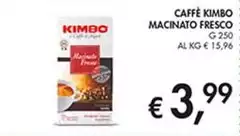 Kimbo - Caffè Macinato Fresco Kimbo - Caffè Macinato Fresco