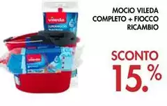 Vileda - Mocio Completo + Fiocco Ricambio Vileda - Mocio Completo + Fiocco Ricambio