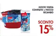 Vileda - Mocio Completo + Fiocco Ricambio Vileda - Mocio Completo + Fiocco Ricambio