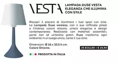 Intenso - Lampada Duse Vesta Eleganza Che Illumina Con Stile Intenso - Lampada Duse Vesta Eleganza Che Illumina Con Stile