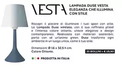Intenso - Lampada Duse Vesta Eleganza Che Illumina Con Stile Intenso - Lampada Duse Vesta Eleganza Che Illumina Con Stile