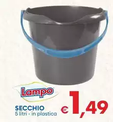 Lampa - Secchio