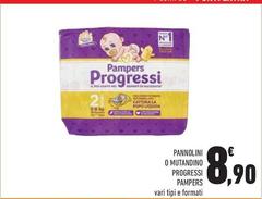 Pampers - Pannolini O Mutandino Progressi