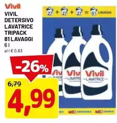 Vivil - Detersivo Lavatrice Tripack Vivil - Detersivo Lavatrice Tripack