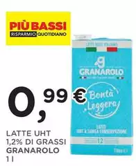 Granarolo - Latte UHT 1,2% Di Grassi