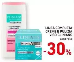 Clinians - Linea Completa Creme E Pulizia Viso