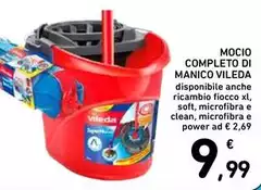 Vileda - Mocio Completo Di Manico Vileda - Mocio Completo Di Manico