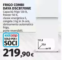 Daya - Frigo Combi Dscb170we