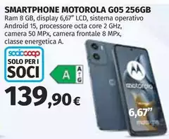 Motorola - Smartphone G05 256GB