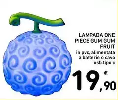 Lampada One Piece Gum Gum Fruit Lampada One Piece Gum Gum Fruit