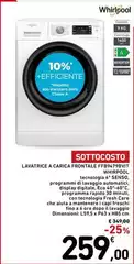 Whirlpool - Lavatrice A Carica Frontale Ffbv99vpn Whirlpool - Lavatrice A Carica Frontale Ffbv99vpn