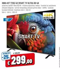 Inno-Hit - Tv65 4k Smart Tv Ultra Hd 4k