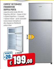 Comfeè - RCT284DS2 Frigorifero Doppia Porta
