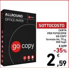 Go Copy - Carta Per Fotocopie 