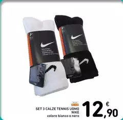 Nike - Set 3 Calze Tennis Uomo