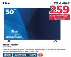 TCL - Smart Tv 50P69K