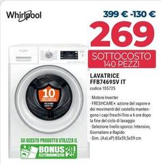 Whirlpool - Lavatrice FFB7469SV IT