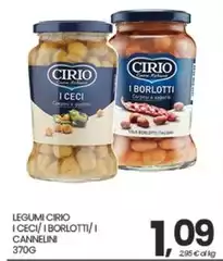 Cirio - Legumi I Ceci/ I Borlotti/ I Cannelini