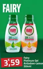 Fairy - Platinum Gel Antiodore-Lemon