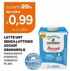 Granarolo - Latte UHT Senza Lattosio Accadì
