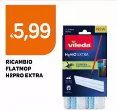 Vileda - Ricambio Flatmop H2pro Extra Vileda - Ricambio Flatmop H2pro Extra