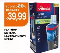 Vileda - Flatmop Sistema Lavapavimenti Vileda - Flatmop Sistema Lavapavimenti