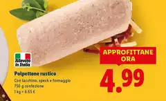 Polpettone Rustico Polpettone Rustico