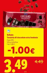 Belbake - Tavoletta Di Cioccolato Extra Fondente Belbake - Tavoletta Di Cioccolato Extra Fondente