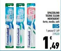 Mentadent - Spazzolino Tecnic Clean