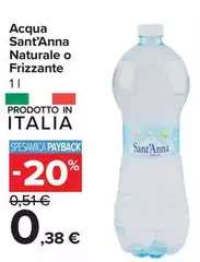 Sant'anna - Acqua Naturale O Frizzante Sant'anna - Acqua Naturale O Frizzante
