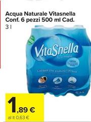 Vitasnella - Acqua Naturale