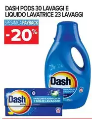 Dash - Pods 30 Lavaggi E Liquido Lavatrice 23 Lavaggi