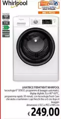 Whirlpool - Lavatrice FFB4739VTWT Whirlpool - Lavatrice FFB4739VTWT
