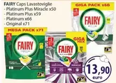 Fairy - Caps Lavastoviglie Platinum Plus Miracle X50