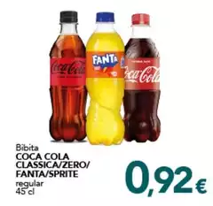 Coca Cola - Bibita Classica/Zero/Fanta/Sprite