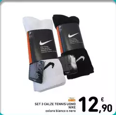 Nike - Set 3 Calze Tennis Uomo