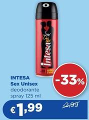 Intesa - Sex Unisex Deodorante Spray Intesa - Sex Unisex Deodorante Spray