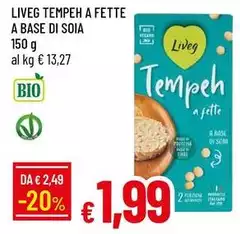 Liveg - Tempeh A Fette A Base Di Soia