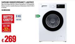 Samsung - WW80F63M05AWET Lavatrice